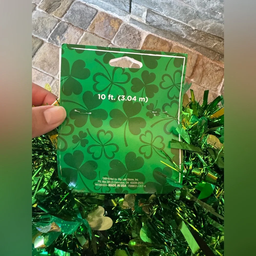 St. Patrick's Day Party Decoration Set - Green and Gold